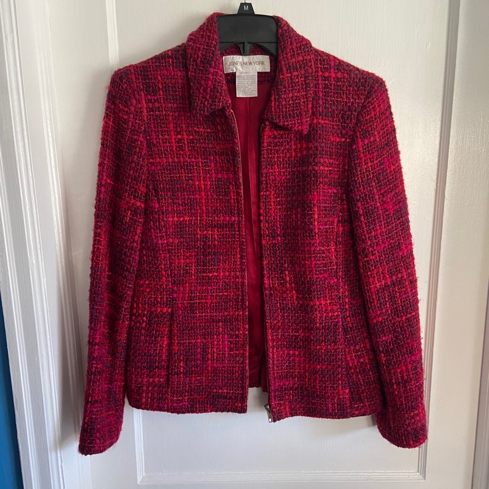Jones New York red blazer